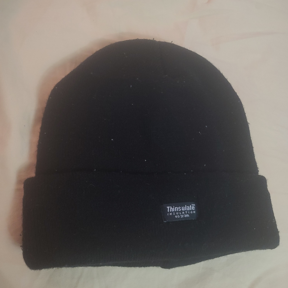 Black 3M Thinsulate Cozy Beanie for Men